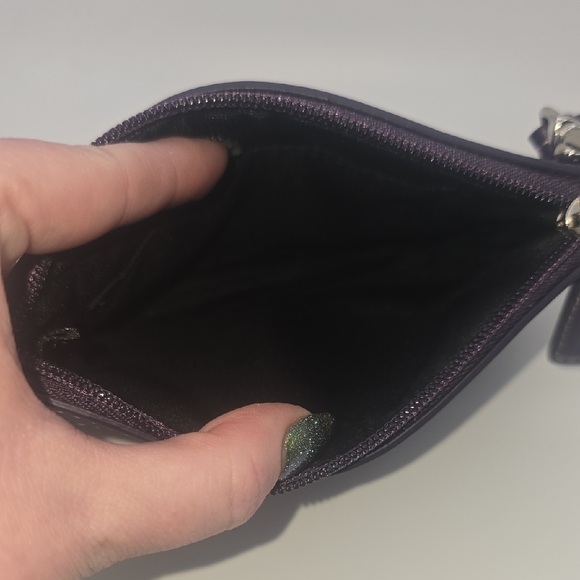 Coach Purple Signiture Monogram W/ Silver Hardware Wristlet W/ Hang Tag (NWOT)💜 - Picture 8 of 9